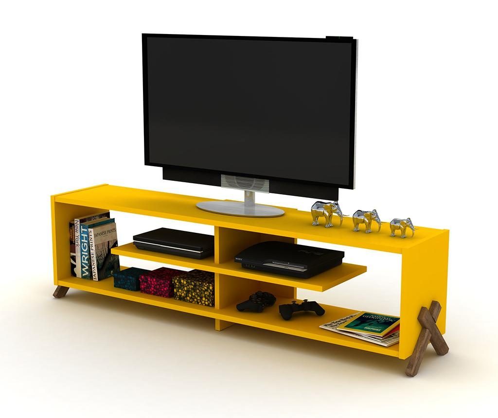 Комода TV Kipp Walnut Yellow