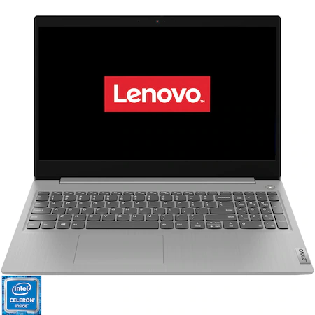 Лаптоп Lenovo IdeaPad 3 15IGL05, Intel® Celeron® N4020, 15.6″, Full HD, RAM 4GB, 256GB SSD, Intel® UHD Graphics 600, No OS, Platinum Grey