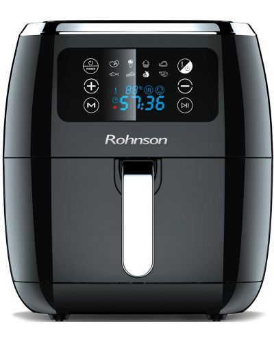 Фритюрник Rohnson – Air Fryer R-2818, 1800W, 7l, черен