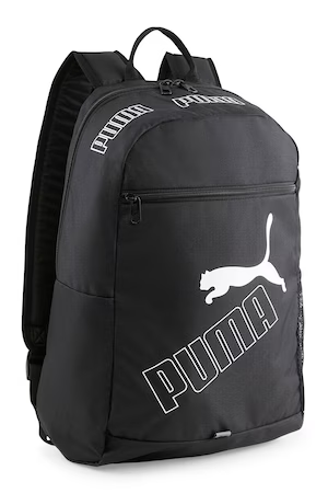 Puma Раница Phase с лого, 22 л, Черен, Бял