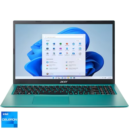 Лаптоп Acer Aspire 3 A315-35-C24W, Intel® Celeron® Processor N4500 до 2.80 GHz, 15.6″, Full HD, 4GB DDR4, 128GB SSD, Intel® UHD Graphics, Windows 11 Home in S Mode, Blue