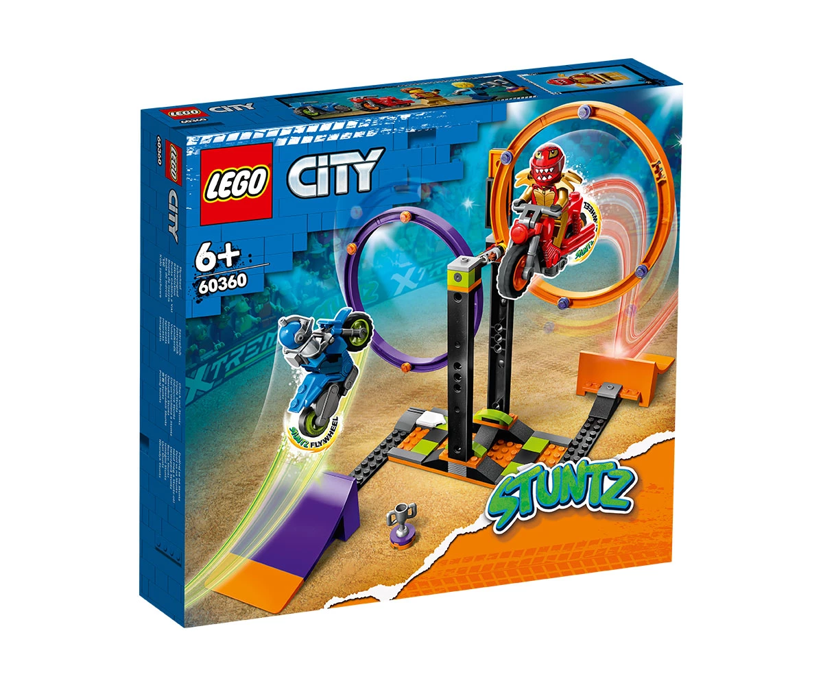 LEGO City Stunt 60360 – Въртящо се каскадьорско предизвикателство