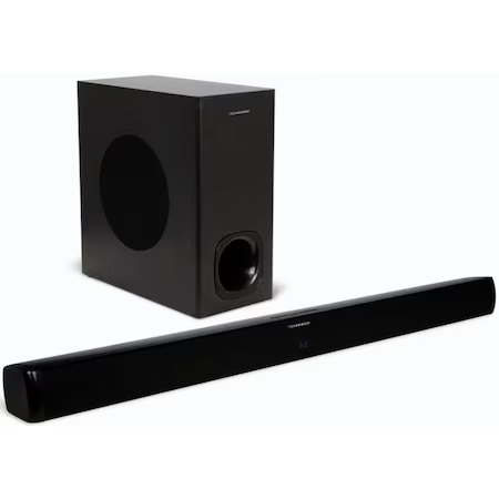 Soundbar Schneider GMSCSBSUB120W, 2.1, 180 W, Bluetooth, HDMI, Черен