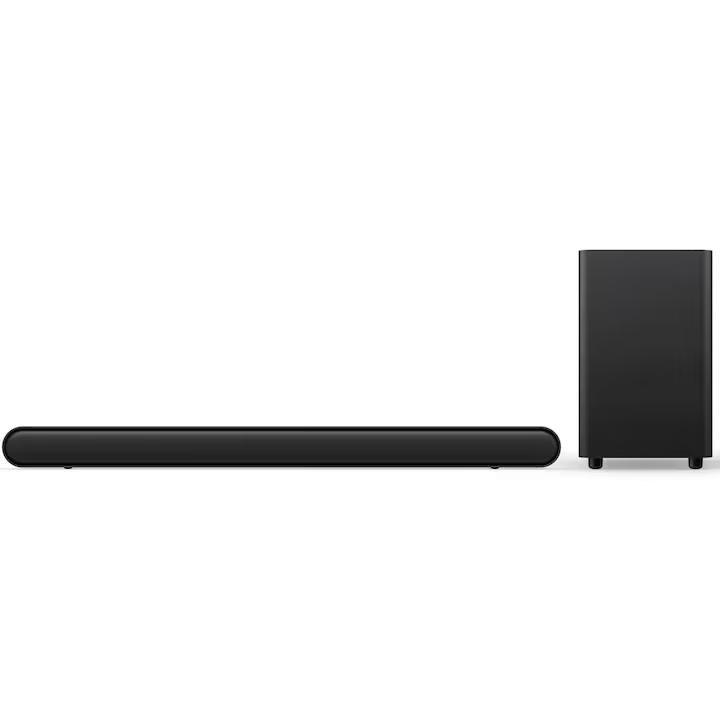 Soundbar TCL S643W, 3.1, 240W, Bluetooth 5.3, Virtual X, Dolby, DTS, Subwoofer Wireless, Черен