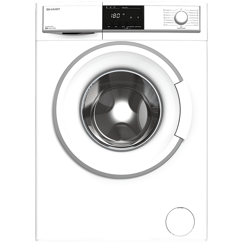 Пералня Sharp ES-HFB8143WD , 1400 об./мин., 8.00 kg, D , Бял