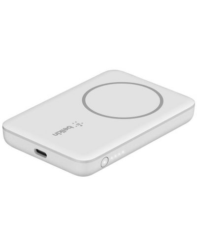 Портативна батерия Belkin – BoostCharge MagSafe, 2500 mAh, бяла