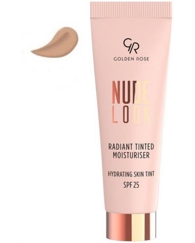 Golden Rose Nude Look Тониращ крем, N02, SPF25, 32 ml