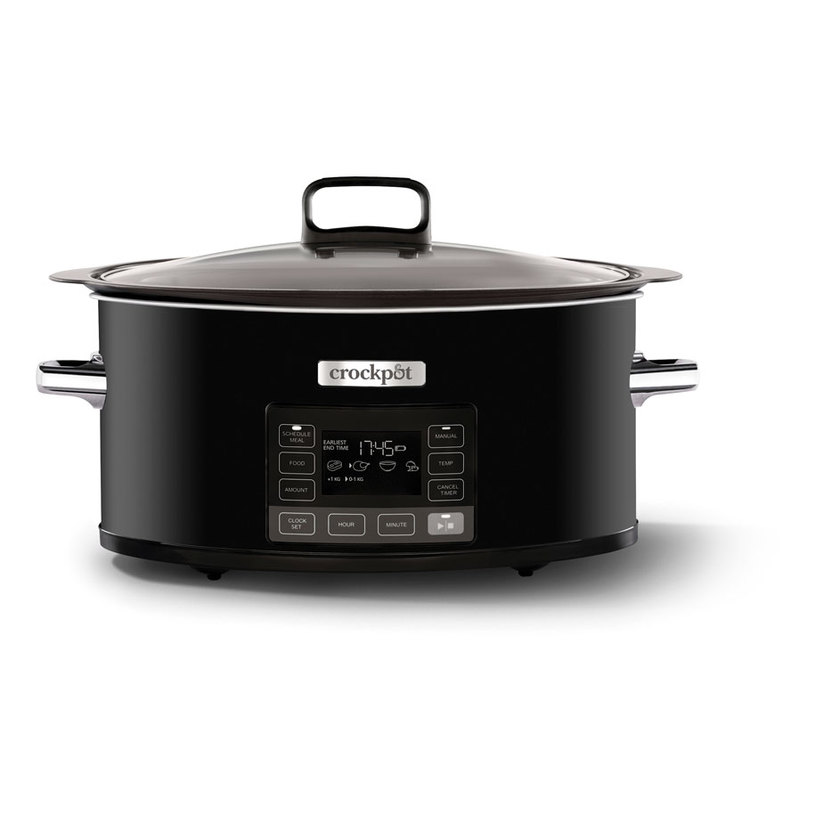 Уред за бавно готвене CrockPot TimeSelect 5.6 L 320 W, КАПАЦИТЕТ НА ПРОДУКТИ 5.6 L, ЧЕРЕН