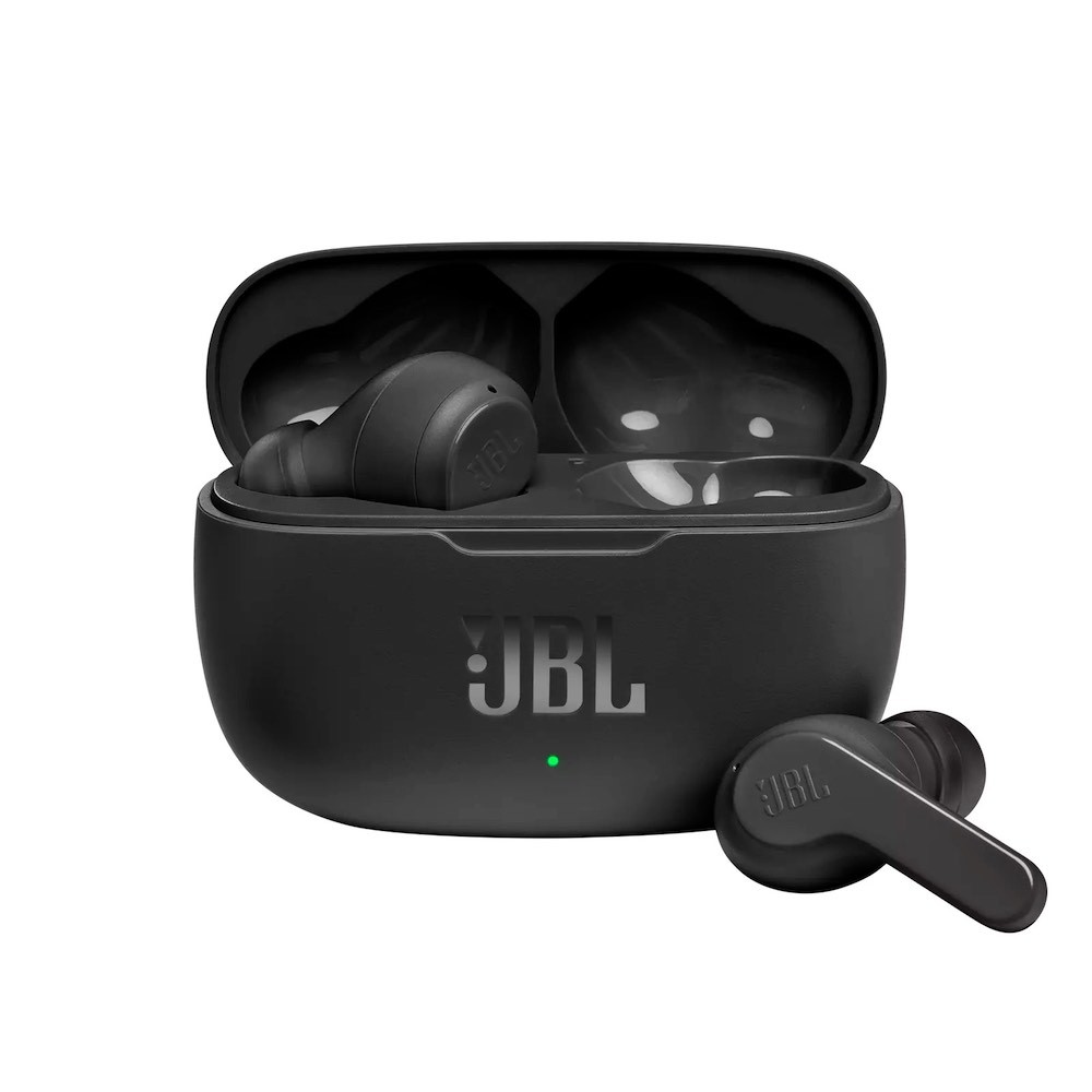 JBL Wave 200 TWS Earphones – безжични блутут слушалки със зареждащ кейс (черен)