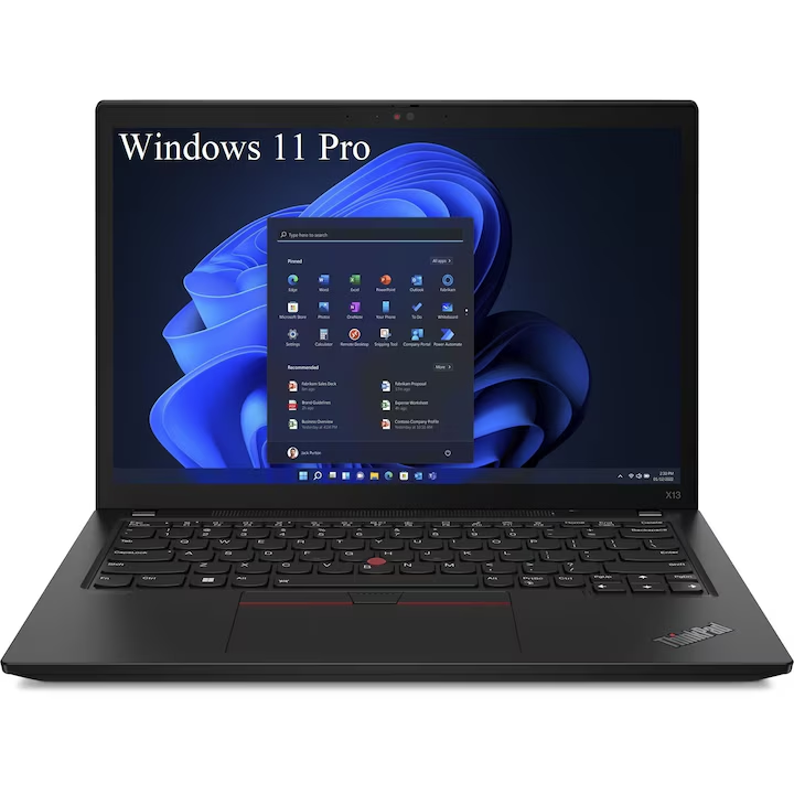 Лаптоп Lenovo ThinkPad X13 Gen 3 (AMD), 13.3″ WUXGA 1920×1200 IPS, AMD Ryzen 5 PRO 6650U 6-core, 8 GB DDR5, 512 GB SSD m2 PCIe, AMD Radeon 660M Graphics, Windows 11 Pro, Aluminium Case 1.25 kg Black