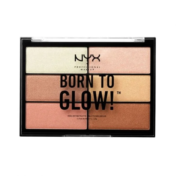 NYX PROFESSIONAL MAKE UP BORN TO GLOW HIGHLIGHTING PALETTE Хайлайтър 01