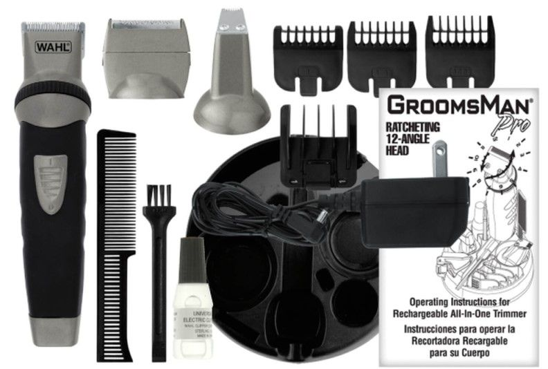 Тример Wahl – Groomsman Body, сив/черен