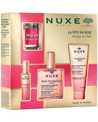 Nuxe Подаръчен комплект Huile Prodigieuse Florale, 4 части