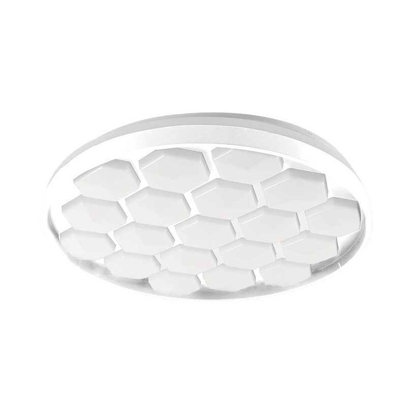 LED ПЛАФОН 30-60W 3000-6500K 49CM С ДИСТАНЦИОННО ДИМИРУЕМ V-TAC