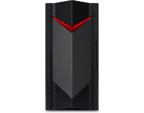 Компютър Acer Nitro N50-650 Gaming Tower, Intel Core i7-13700F (1.5/5.2GHz, 30M), NVIDIA RTX 3050 8GB, 16 GB DDR4 3200 MHz, 512 GB SSD M.2 NVMe