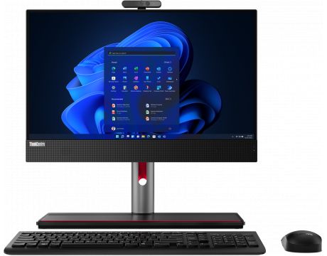 Компютър Lenovo ThinkCentre M70a G3 All-in-One, 21.5″ (54.61 см), Full HD, Intel Core i3-12100 (3.30 – 4.30 GHz, 12 MB Cache), Intel UHD Graphics 730, 8 GB DDR4 3200 MHz SoDIMM, 256 GB SSD M.2 NVMe, Windows 11 Professional