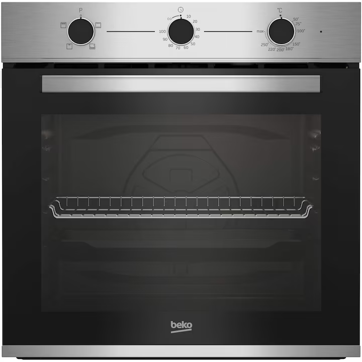 Фурна за вграждане Beko BBIC12100XD, Електрическа, 72 л, SteamShine Cleaning, Grill, Таймер, Клас A, Inox