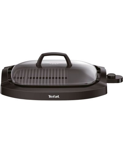 Скара Tefal CB6A0830, 2000W, незалепващо, плоска/оребрена, черна